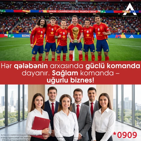 Hər qələbənin arxasında güclü komanda dayanır